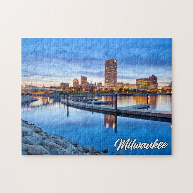 Milwaukee, Wisconsin, United States Jigsaw Puzzle (Horizontal)
