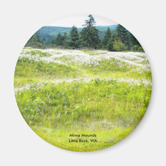 Mima Mounds, Little Rock, WA Magnet (Front)