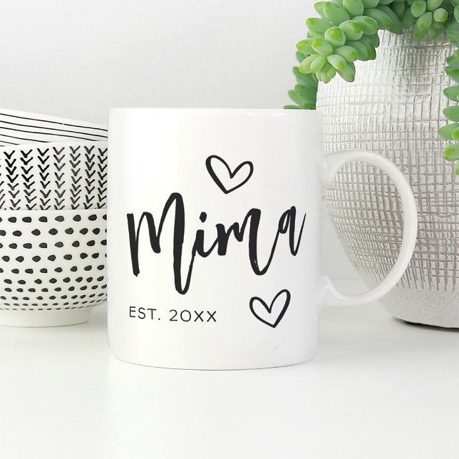 Mima Year Established Grandma Coffee Mug (Creator Uploaded)