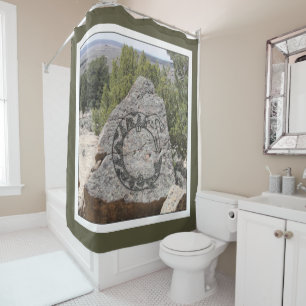 Mimbres Pottery Design Shower Curtain