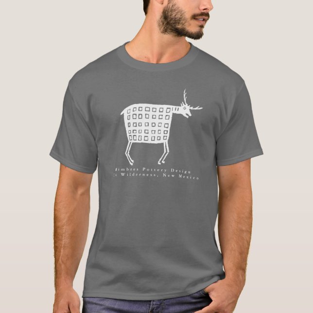 Mimbres Pottery Design T-Shirt (Front)