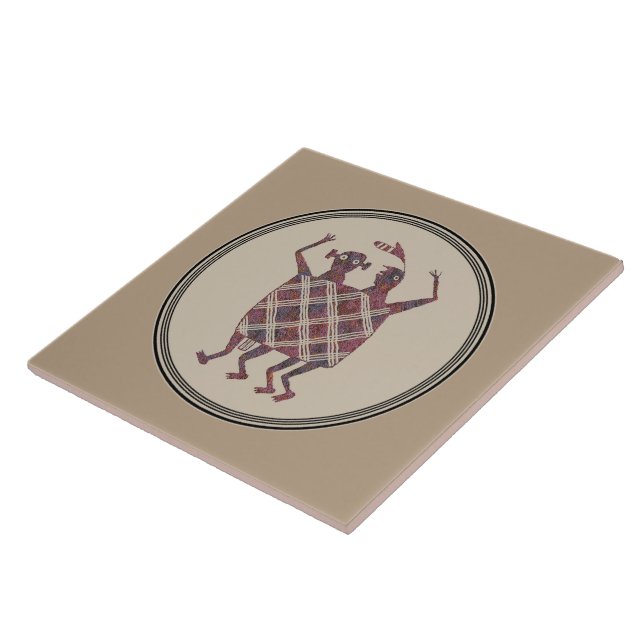 Mimbres Pottery Design Tile (Side)
