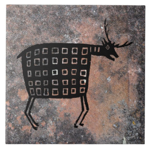 mimbres Pottery Design Tile