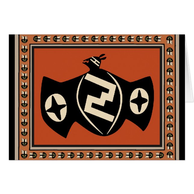 Mimbres Tribal Bat (Front Horizontal)