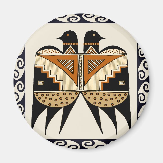 Mimbres Twin Birds Magnet (Front)