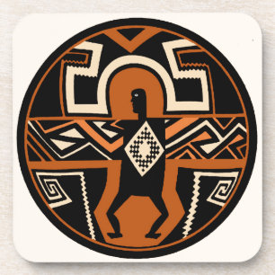 Mimbres Warrior Coaster