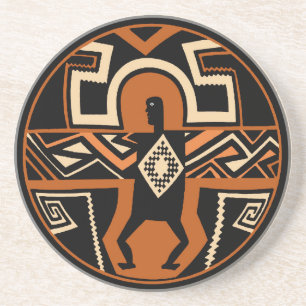 Mimbres Warrior Coaster
