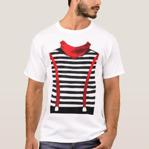 Mime Artist Performer Arts Halloween Costume Cospl T-Shirt