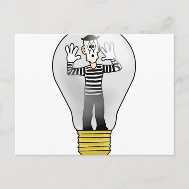 Mime Light Postcard (Front)