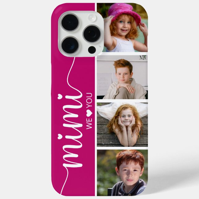 Mimi 4 Photo Case-Mate iPhone Case (Back)
