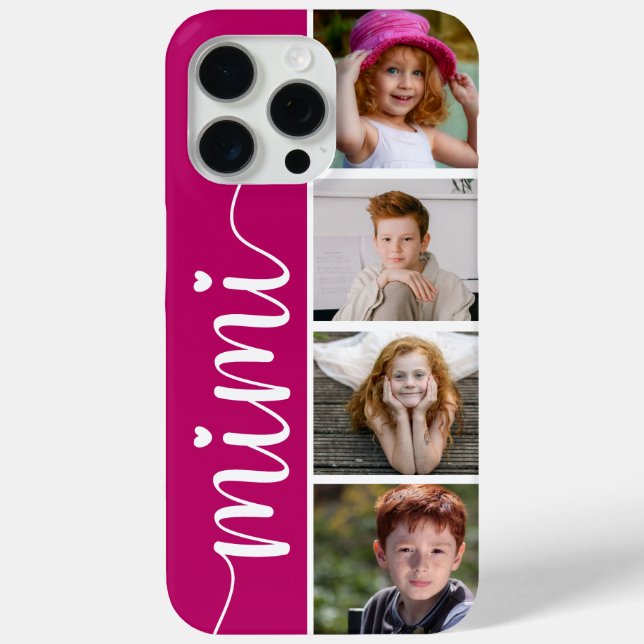 Mimi 4 Photo Case-Mate iPhone Case (Back)