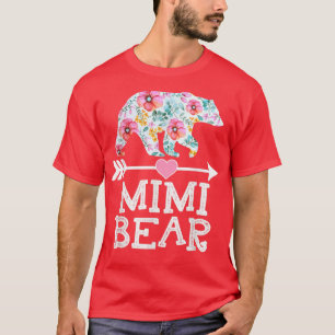Mimi Bear Shirt Floral Family Mother's Day Gifts M