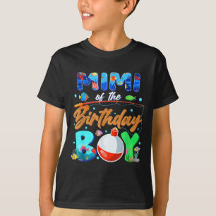 Mimi Birthday Boy Fishing Family Artwork T-Shirt