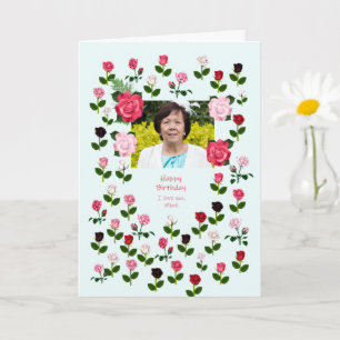 Mimi, Birthday, Roses Card