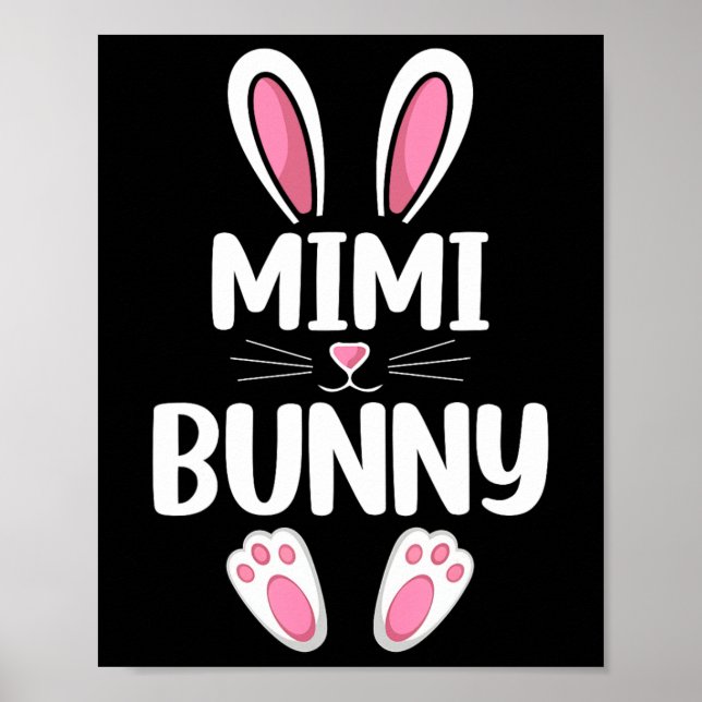 Mimi Bunny Matching Family Mimi Easter Day  Poster (Front)