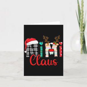 Mimi Claus Reindeer Christmas  Card