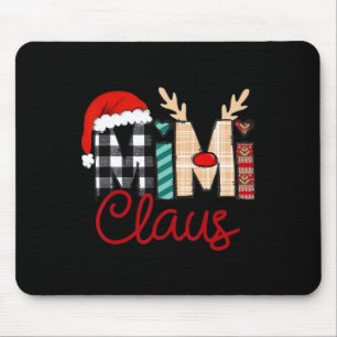 Mimi Claus Reindeer Christmas Mouse Mat