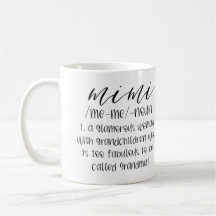 Mimi Coffee Mug Grandma Coffee Mug Mother's Day