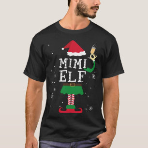 Mimi Elf Matching Family Christmas Pyjamas Elves T-Shirt