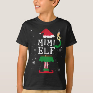 Mimi Elf Matching Family Christmas Pyjamas Elves T-Shirt