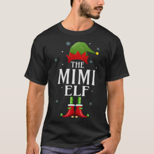 Mimi Elf Xmas Matching Family Christmas Party Paja T-Shirt