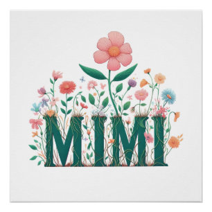Mimi Floral Poster