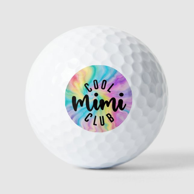 Mimi Gift, Cool Mimi Club Keychain, Gift for Mimi Golf Balls (Front)