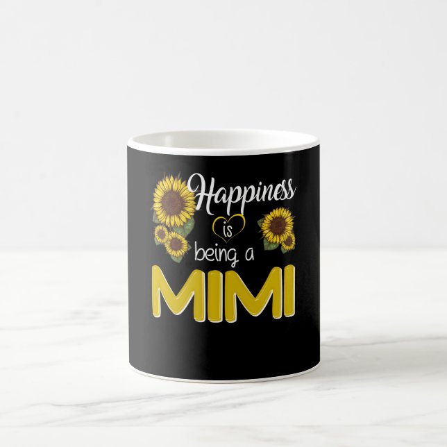 Mimi Gift | Happiness Is Being A MiMi Sunflower Coffee Mug (Center)