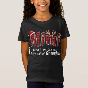 Mimi Gift Mimi Christmas Great Grandma Mimi Lover T-Shirt