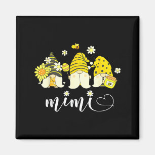Mimi grandma women cute gnomes theme mother's day magnet