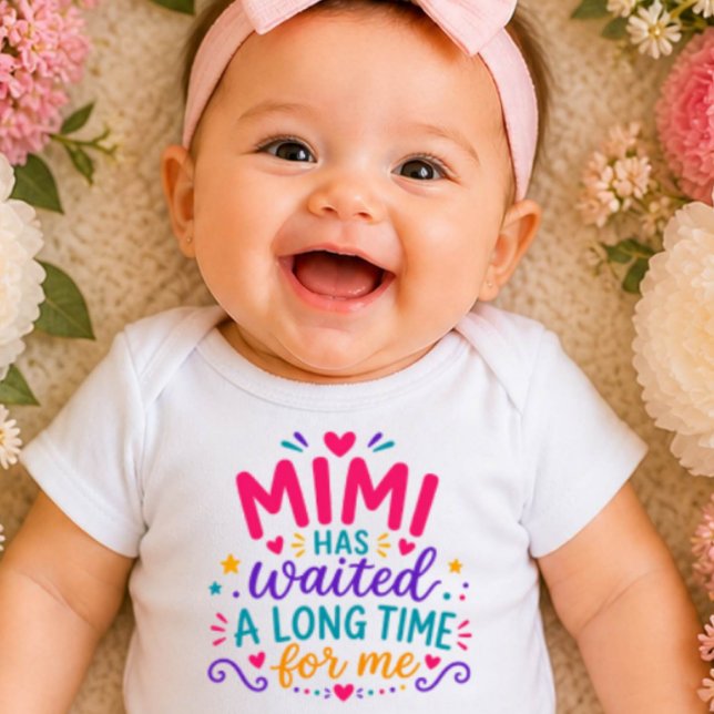 Mimi Has Waited Colourful Baby Bodysuit (Creator Uploaded)