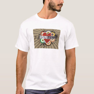 mimi heart ladies T T-Shirt