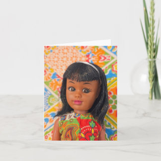 Mimi in Patchwork Card