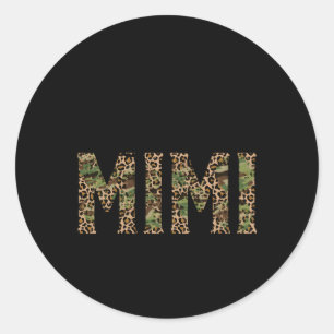 Mimi Leopard Grandma Mimi Of Mimi Classic Round Sticker