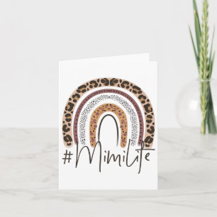 Mimi Life Grandma Cheetah Leopard Women Christmas Card