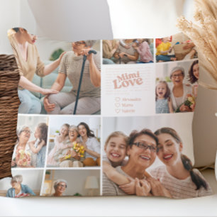 Mimi Love Poetic Photo Collage Cushion