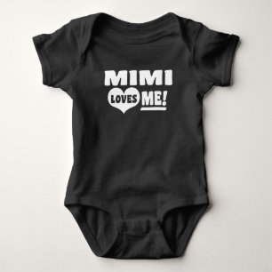 Mimi Loves Me Baby Bodysuit
