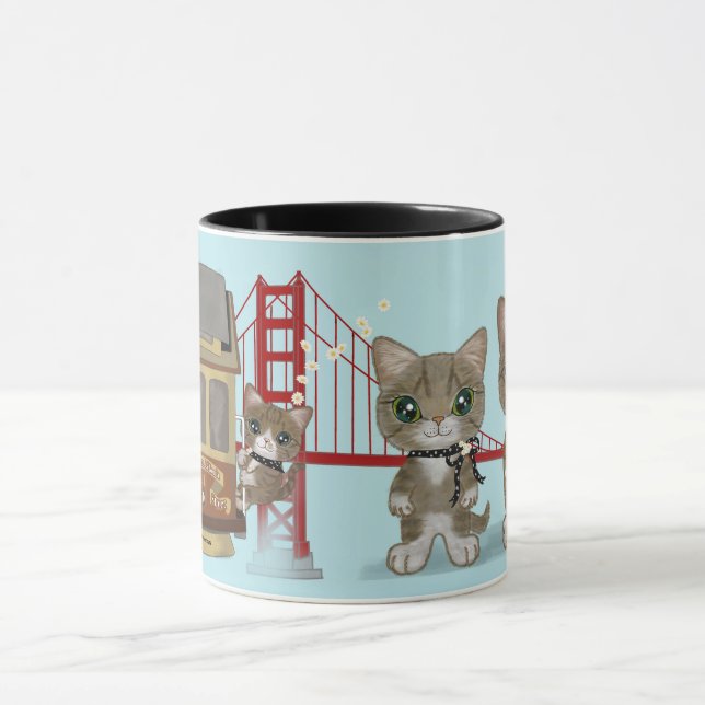 Mimi & Miyu in San Francisco Mug (Center)