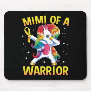 Mimi Of A Warrior Childhood Cancer Awareness Unico Mouse Mat