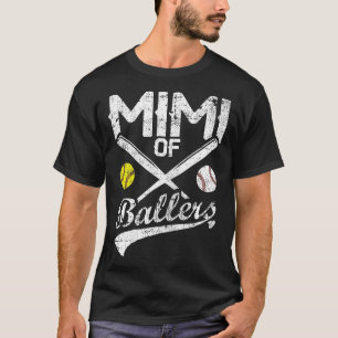 Mimi of Ballers Funny Baseball Softball Gift From T-Shirt