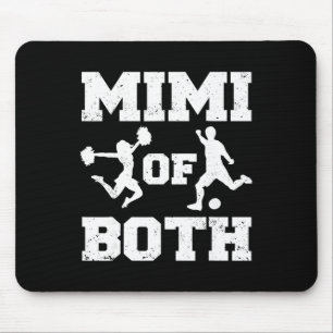 Mimi Of Both Cheer And Soccer Funny Cheerleader Sp Mouse Mat