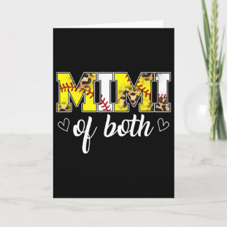 Mimi Of Both Leopard Game Day Sell Softll Mother's Card
