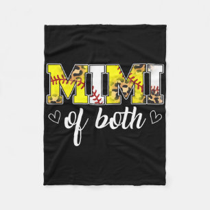 Mimi Of Both Leopard Game Day Sell Softll Mother's Fleece Blanket