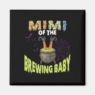Mimi Of Brewing By Costume Halloween Matching Fami Magnet