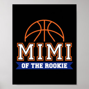 Mimi Of Rookie 1st Birthday Sketll Theme Matching Poster
