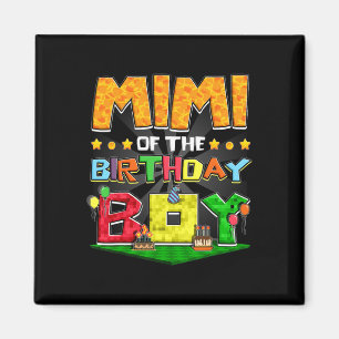 Mimi Of The Birthday Boy Game Gaming Family Party Magnet