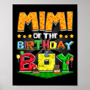 Mimi Of The Birthday Boy Game Gaming Family Party  Poster