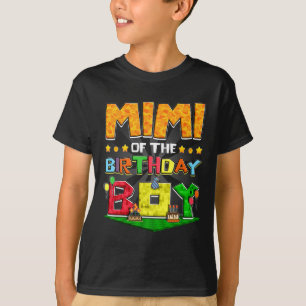 Mimi Of The Birthday Boy Game Gaming Family Party T-Shirt