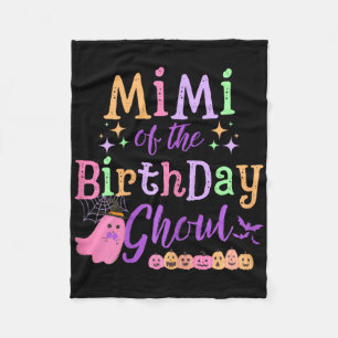 Mimi Of The Birthday Ghoul Cute Halloween Spooky G Fleece Blanket