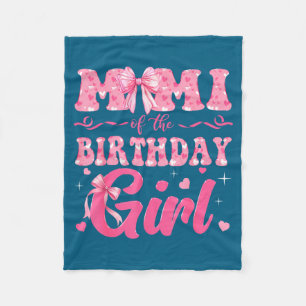 Mimi Of The Birthday Girl Family Nk Coquette Bow Fleece Blanket